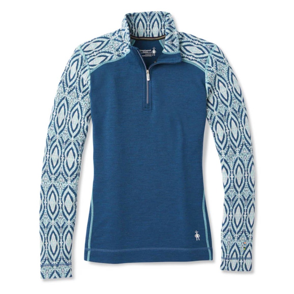 Smartwool Merino 250 Baselayer in Nile Blue Medallion